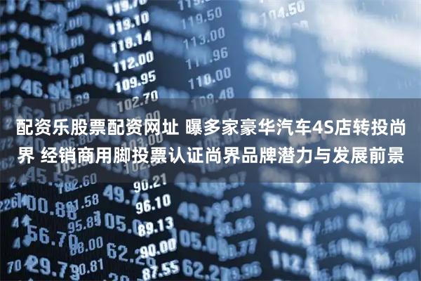 配资乐股票配资网址 曝多家豪华汽车4S店转投尚界 经销商用脚投票认证尚界品牌潜力与发展前景